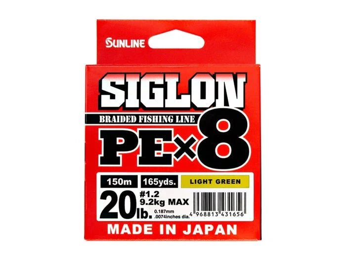 Sunline SIGLON PE×8 200M Light Green